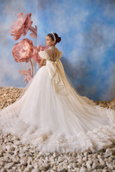 Exquisite Girls Pageant Gown | Pentelei Couture | Flower Girl Communion